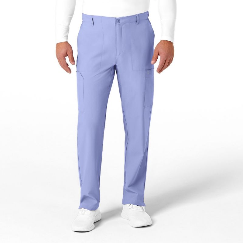 Men's W123 Flat Front Cargo Scrub Pant Regular
