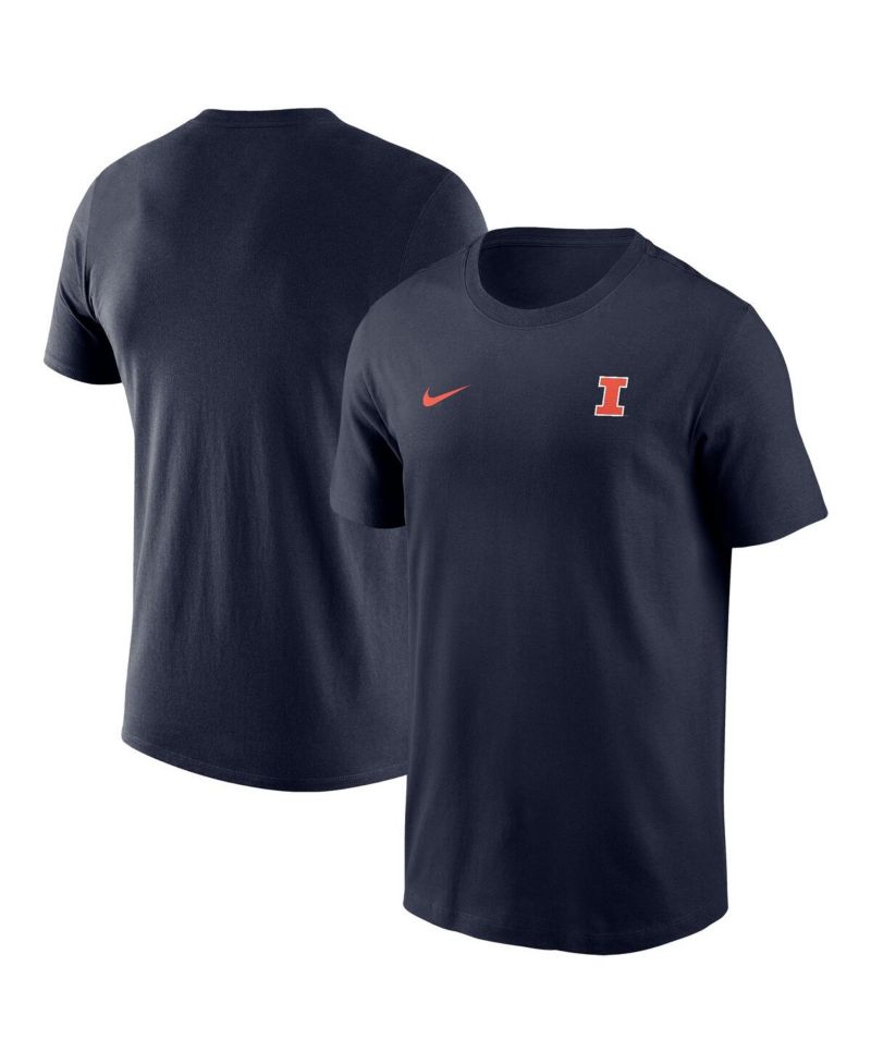 Men's Navy Illinois Fighting Illini 2025 Sideline Legend Performance T-Shirt