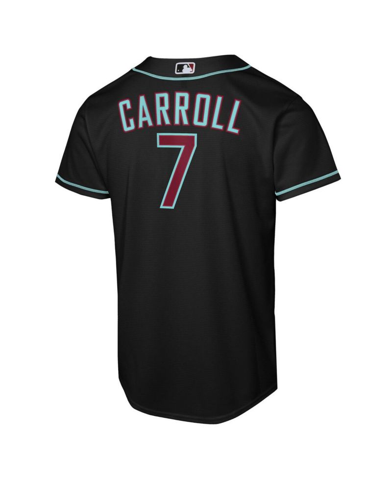Big Boys and Girls Corbin Carroll Black Arizona Diamondbacks Alternate Replica Jersey