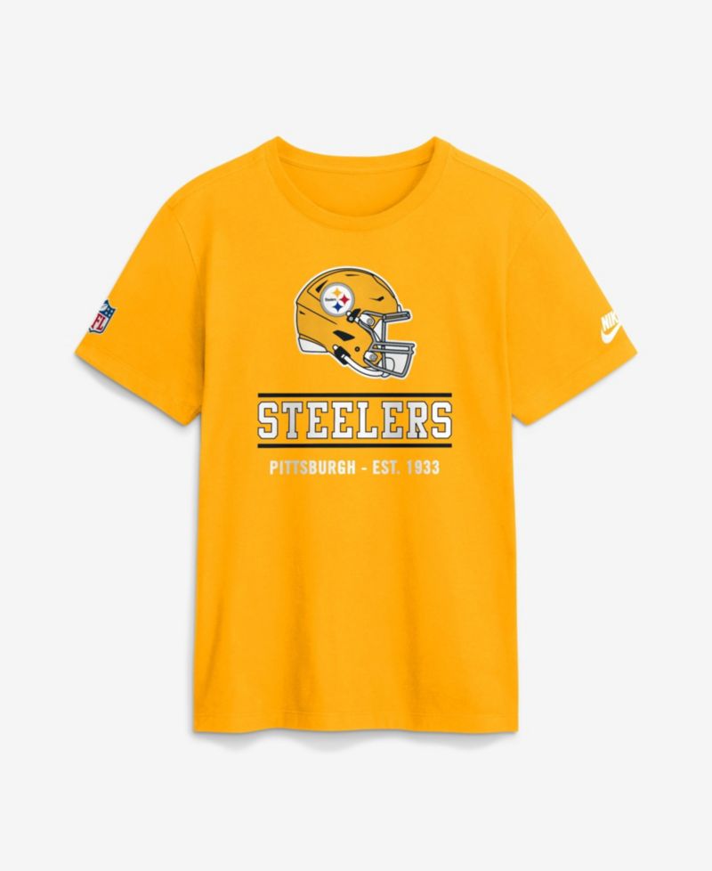 Men's Pittsburgh Steelers Final Sprint Crewneck Short Sleeve T-Shirt
