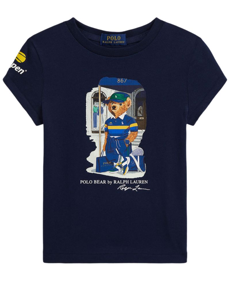 Girls' 2T-6X US Open Polo Bear Short-Sleeve T-Shirt
