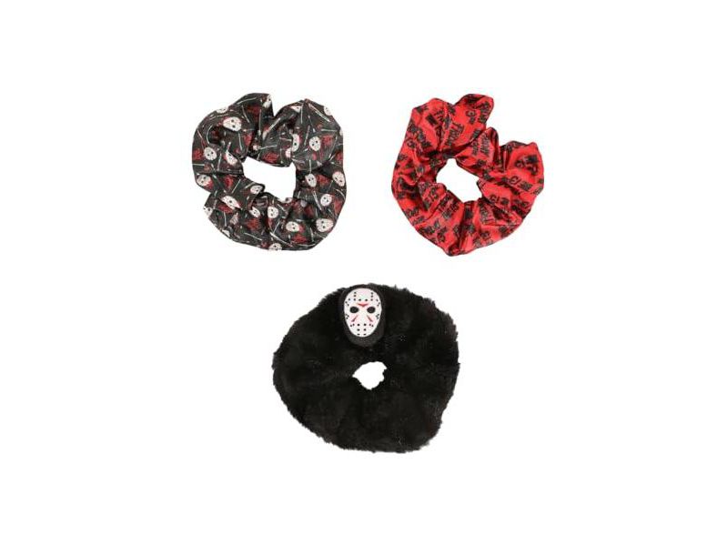 AOP Stuffed Head 3 Pack Scrunchie Set