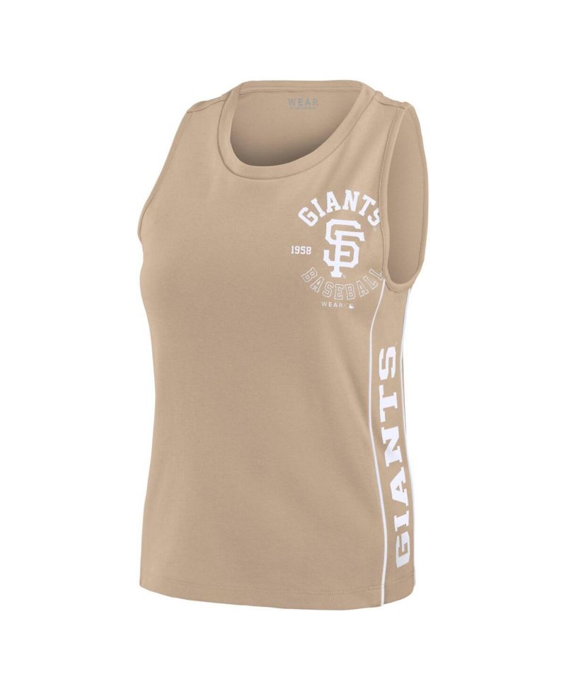 Women's Tan San Francisco Giants Tonal Tank Top