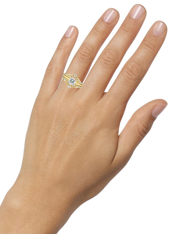 Diamond Chevron Ring Guard Enhancer (1/2 ct. t.w.) in 14k Gold