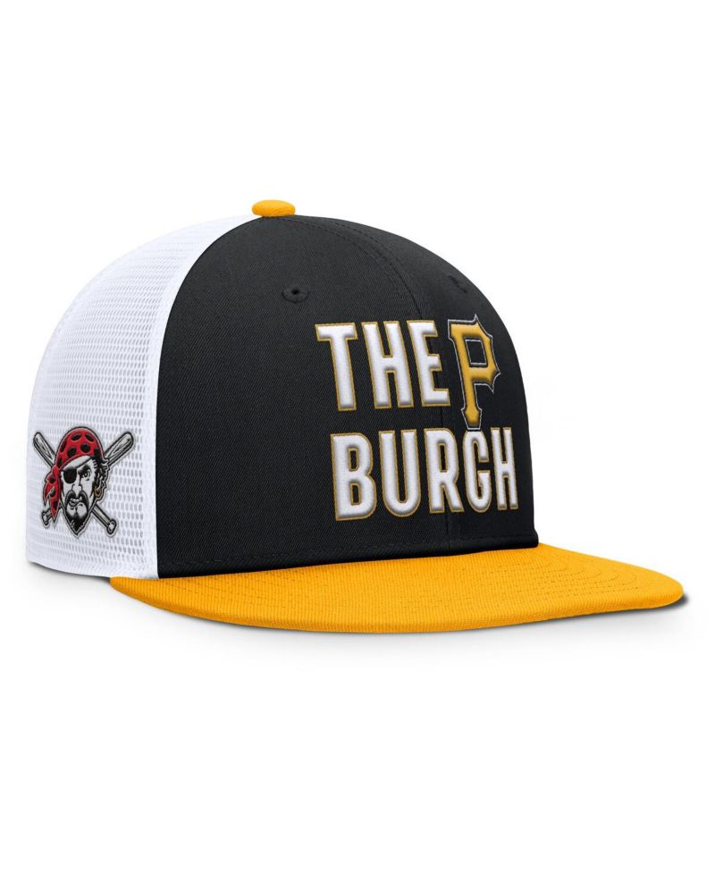 Men's Black Pittsburgh Pirates Pro Trucker Snapback Hat