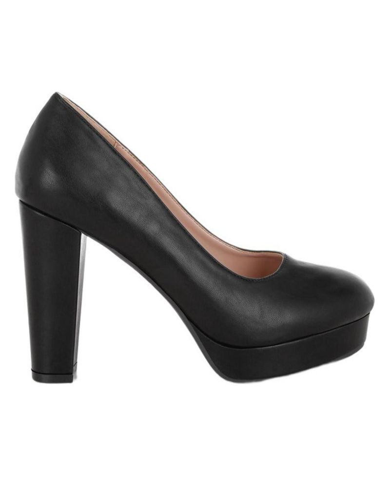 Women's Damsor Faux Leather Block Heel Pumps
