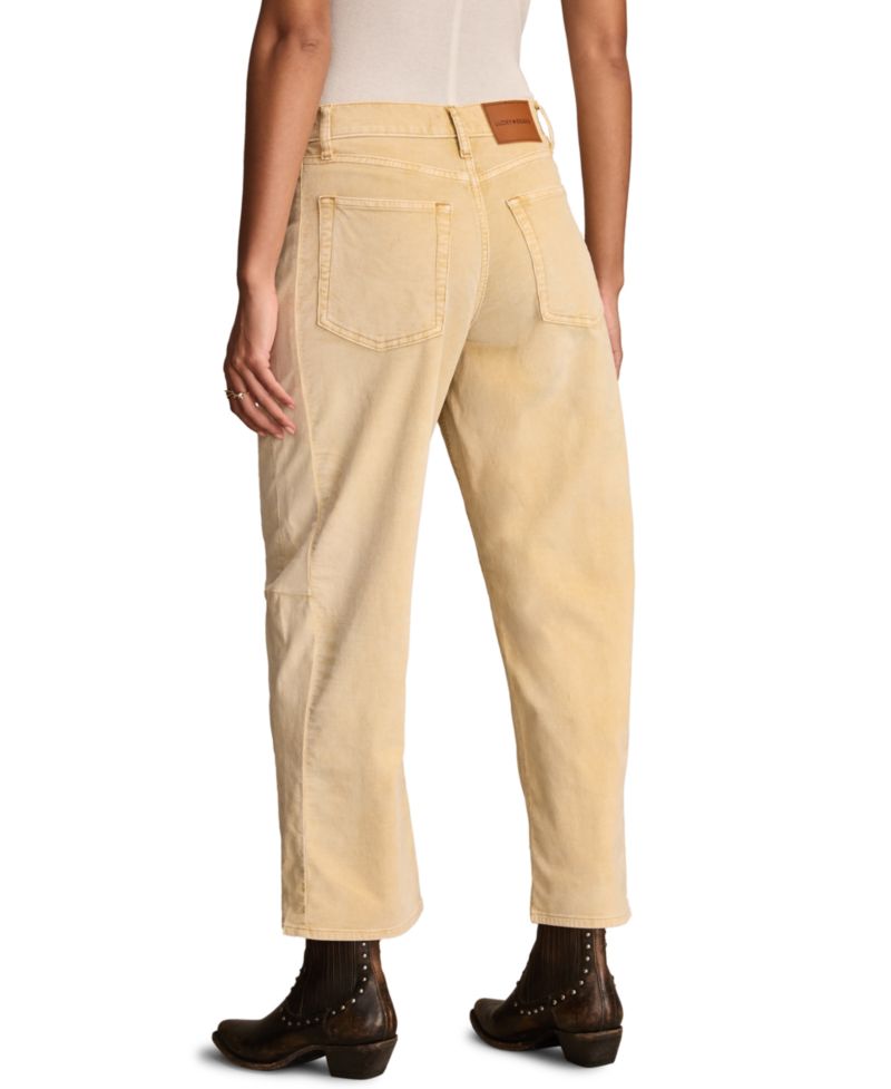 Women's Mid-Rise Barrel-Leg Jeans