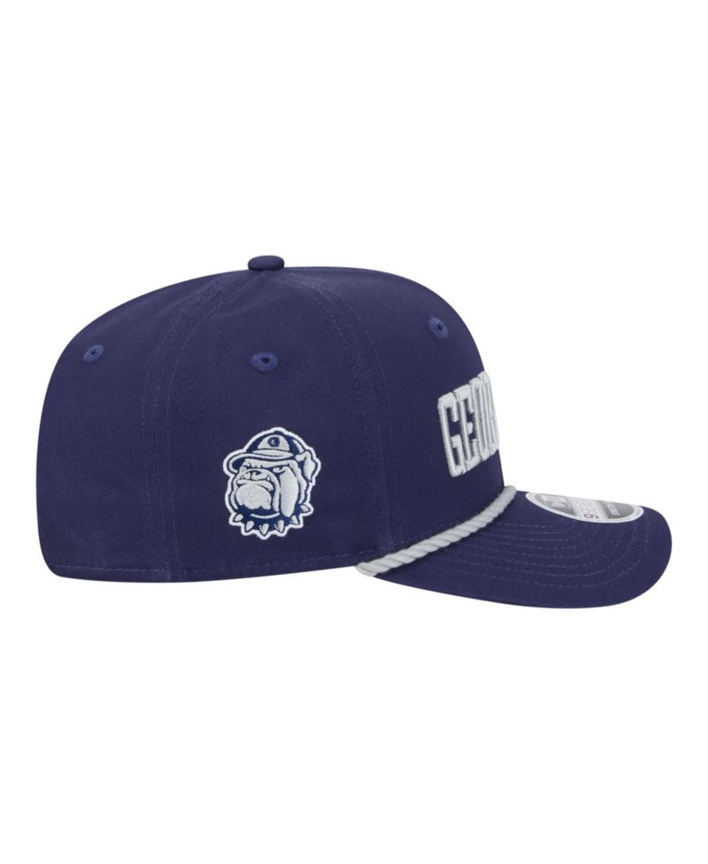 Men's Navy Georgetown Hoyas Wordmark Rope 9SEVENTY Stretch-Snap Hat