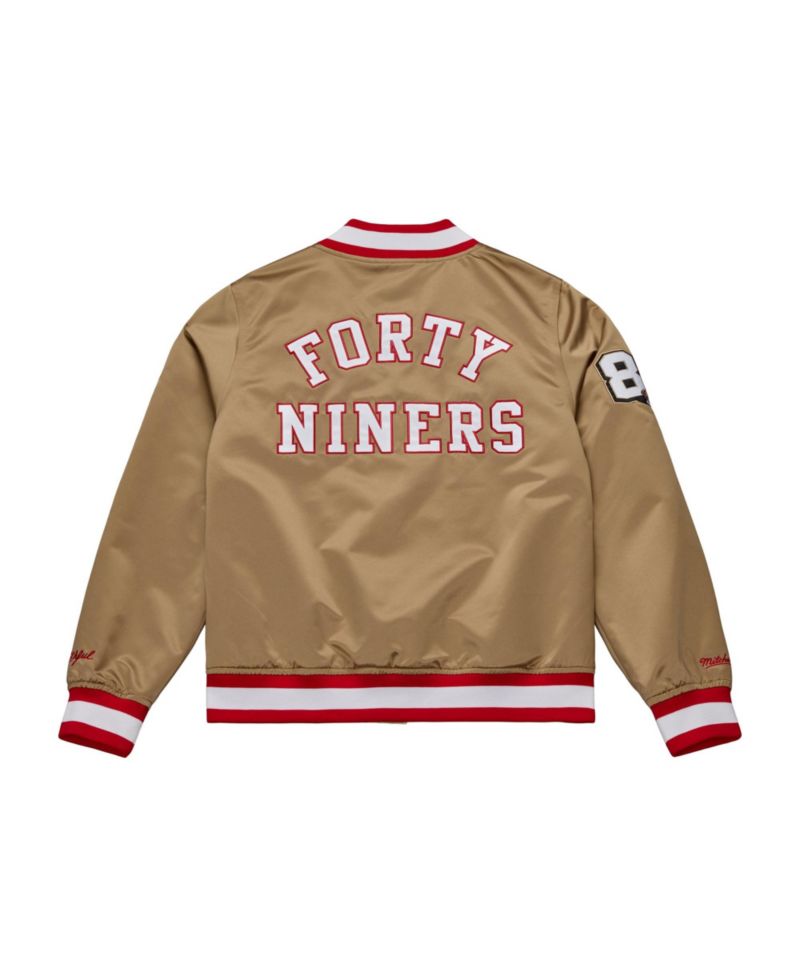 Women's San Francisco 49ers 80th Anniversary Satin Full-Snap Jacket