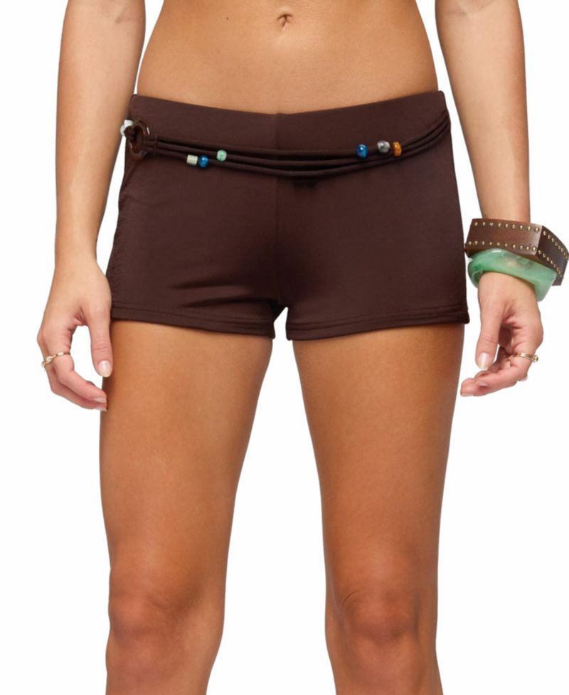 Women's Janya Strappy Bead Belt Micro Shorts