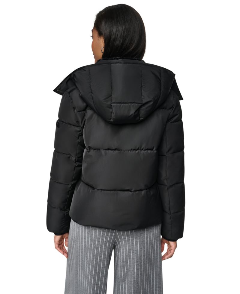Women's Short Toggle Stand Collar Puffer Coat