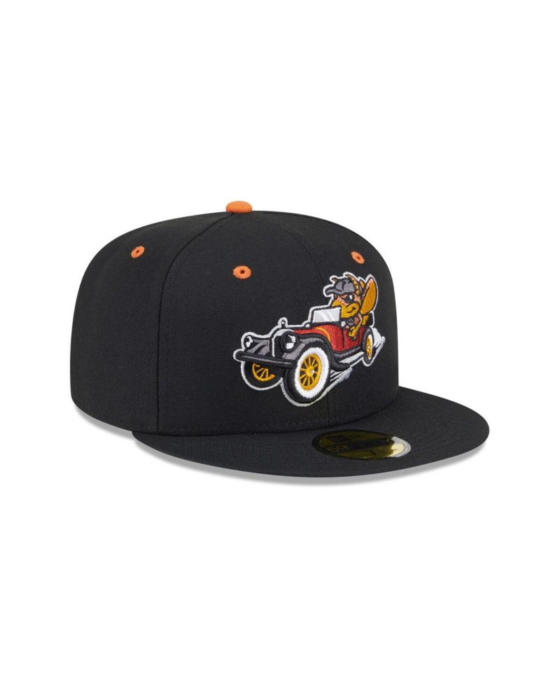 Men's Black Winston-Salem Dash Theme Nights 59FIFTY Fitted Hat