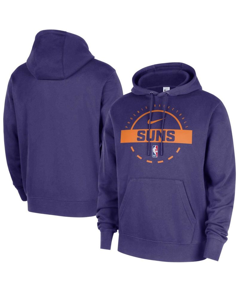 Men's Purple Phoenix Suns 2025/26 Authentic Practice Club Pullover Hoodie
