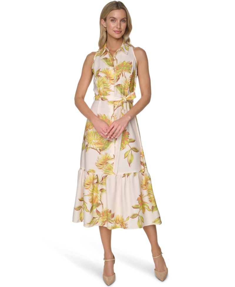 Women’s Collared Midi Dress