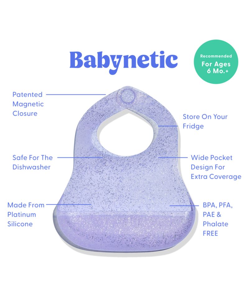 Baby Jelly Magnetic Silicone Bib