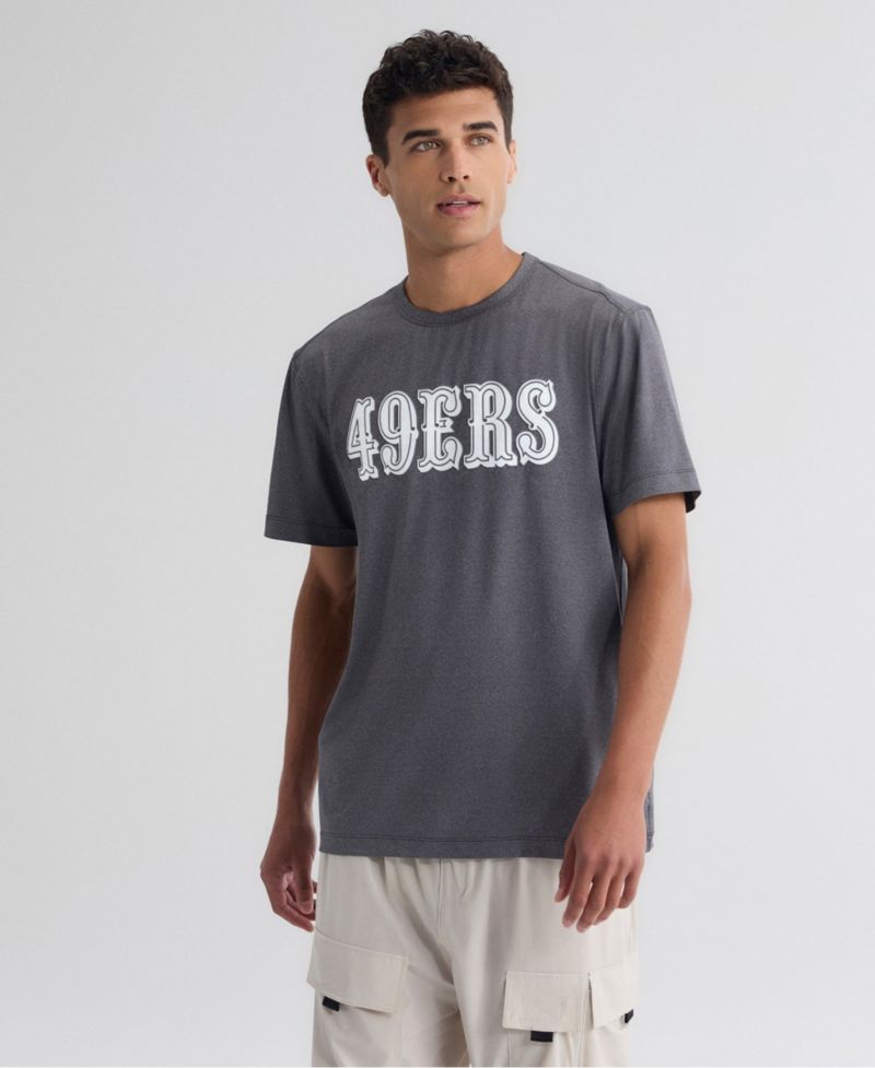 Men's Charcoal San Francisco 49ers Clutch T-Shirt
