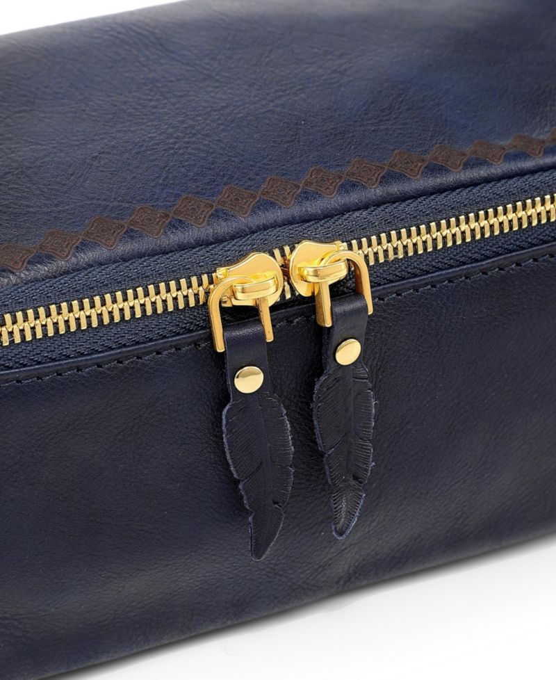 Celosia Rectangular Leather Jewelry Case