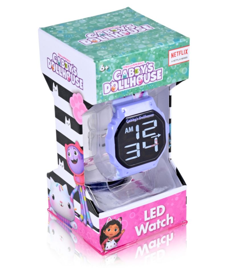 Unisex Lilac Silicone Strap LED Touchscreen Watch