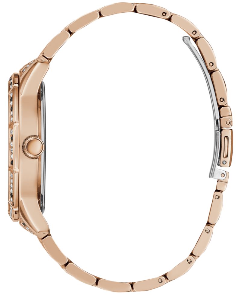 Women's Glitz Rose Gold-Tone Stainless Steel Bracelet Watch 40mm