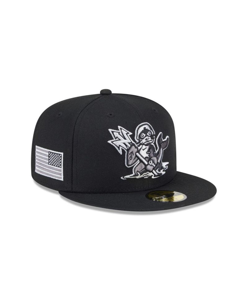 Men's Black Norfolk Tides Theme Nights 59FIFTY Fitted Hat