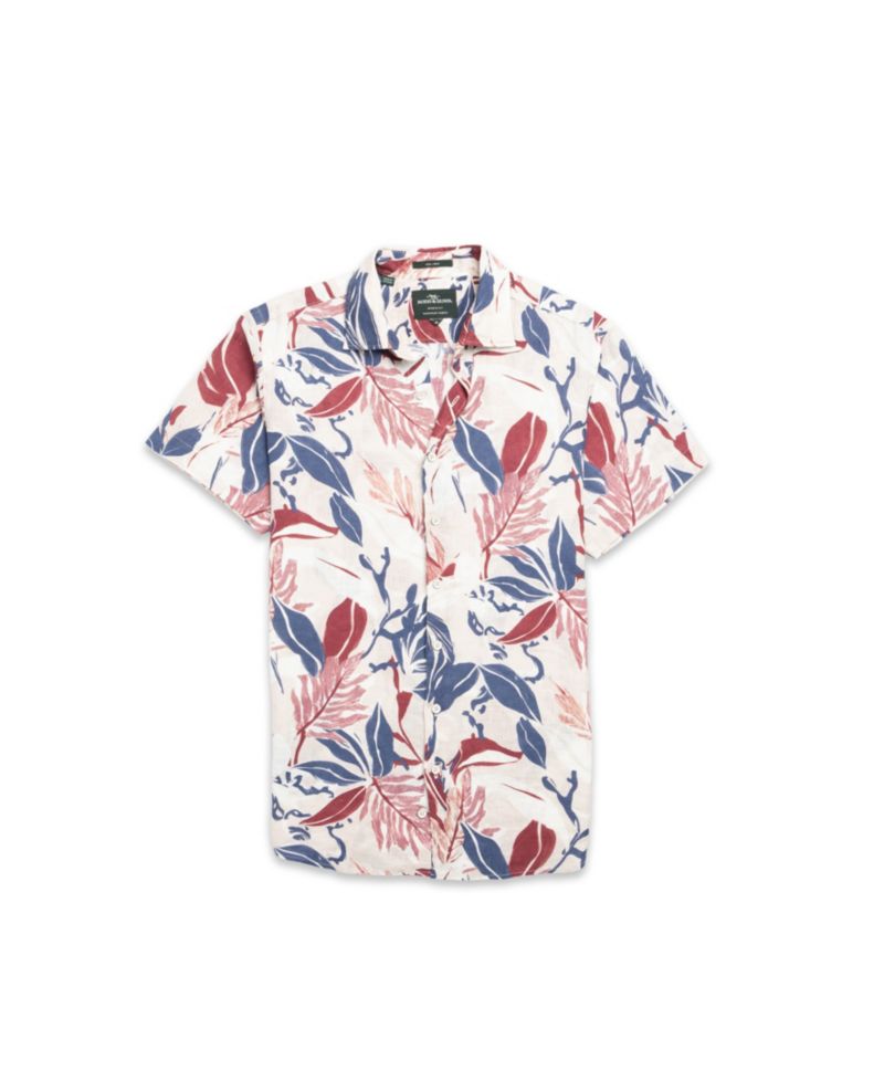 Men's Slim Fit Saltwater Linen Shirt