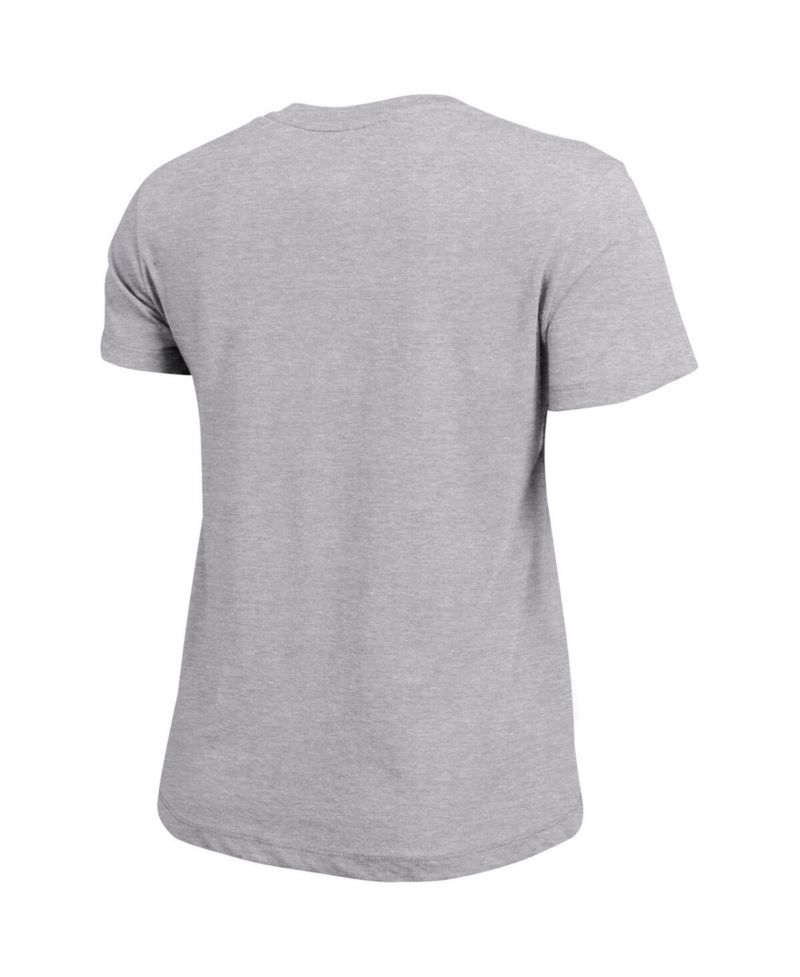 Women's Heather Gray Tennessee Volunteers Arched Over Logo T-Shirt