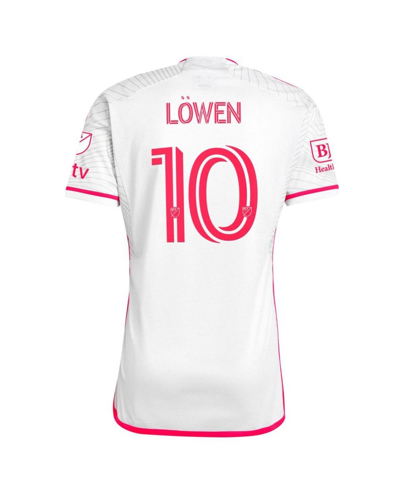 Men's Eduard Lowen White St. Louis City SC 2024 The Confluence Kit Authentic Player Jersey