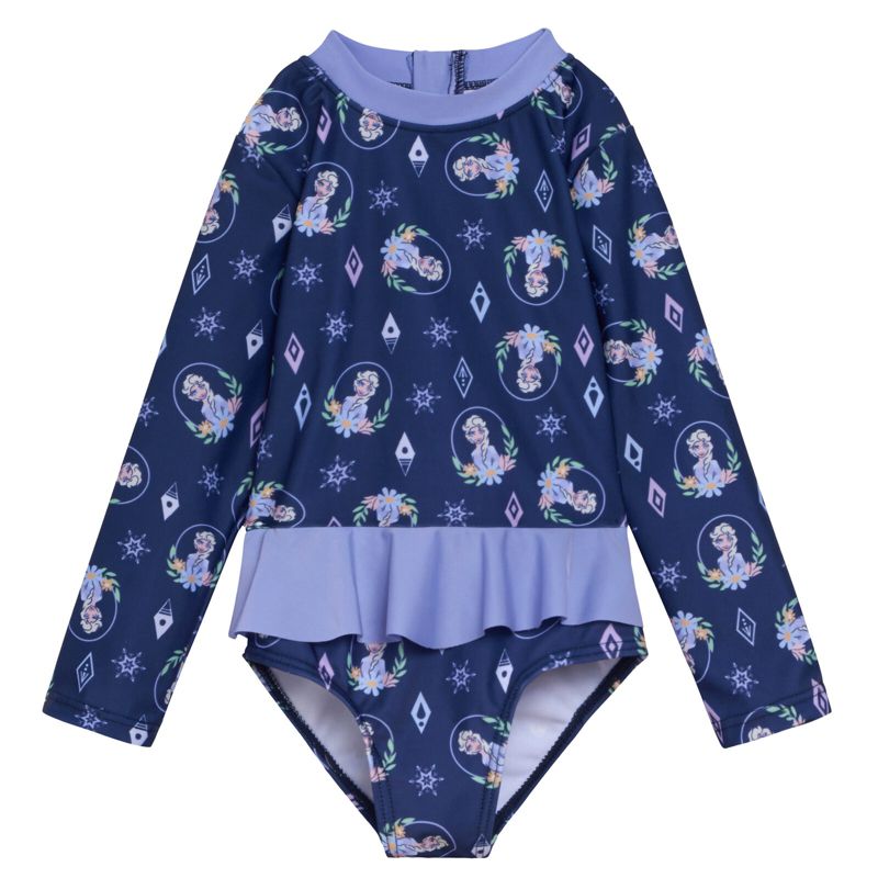 Toddler Girls Minnie Mouse Queen Elsa One Piece Swimwear