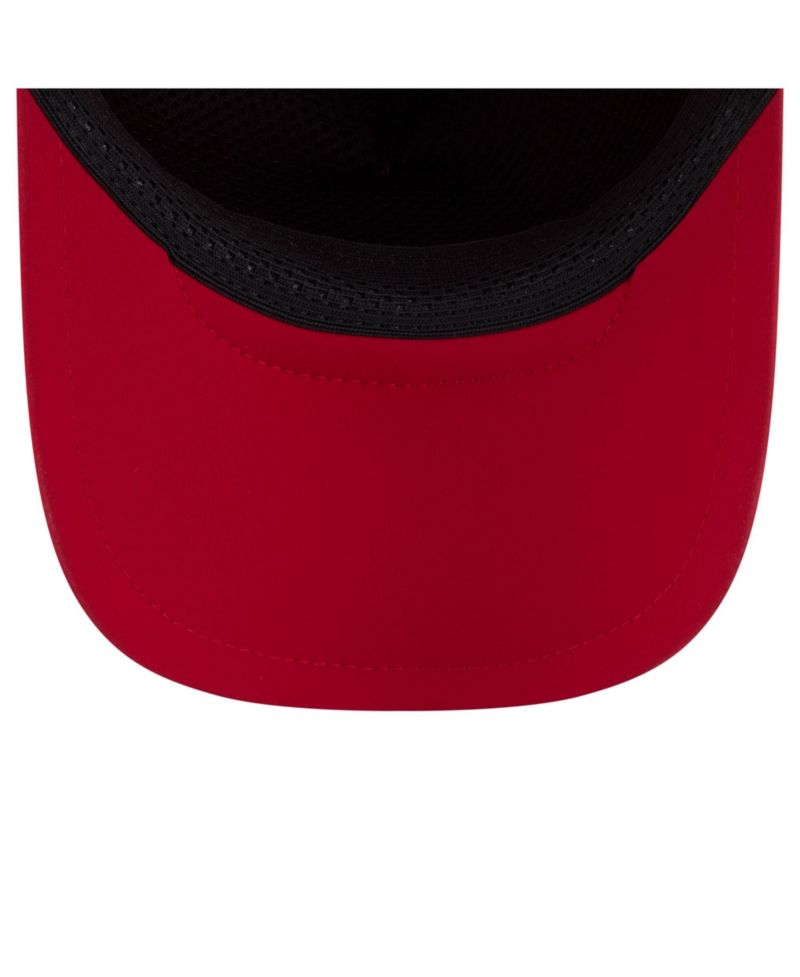 Big Boys and Girls Scarlet San Francisco 49ers 2026 Sideline Apex 9FORTY Adjustable Trucker Hat