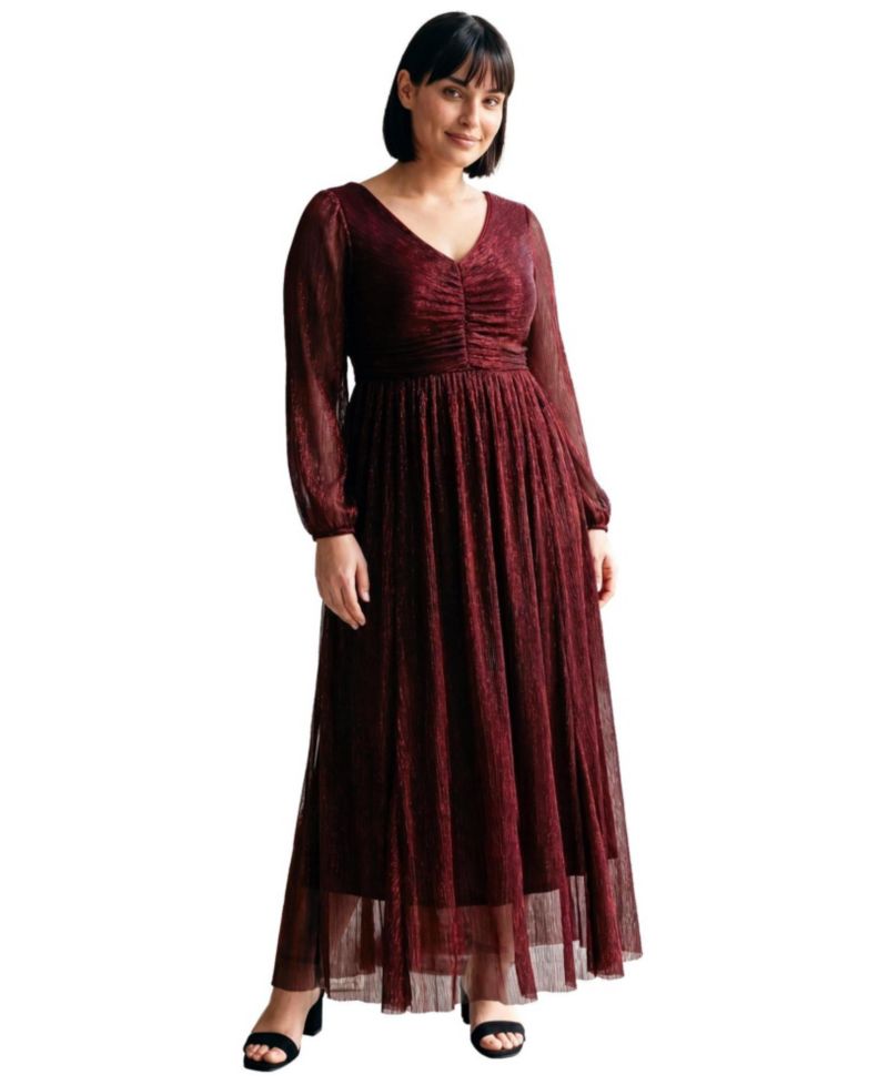 Women's Lucia Plisse Maxi Dress