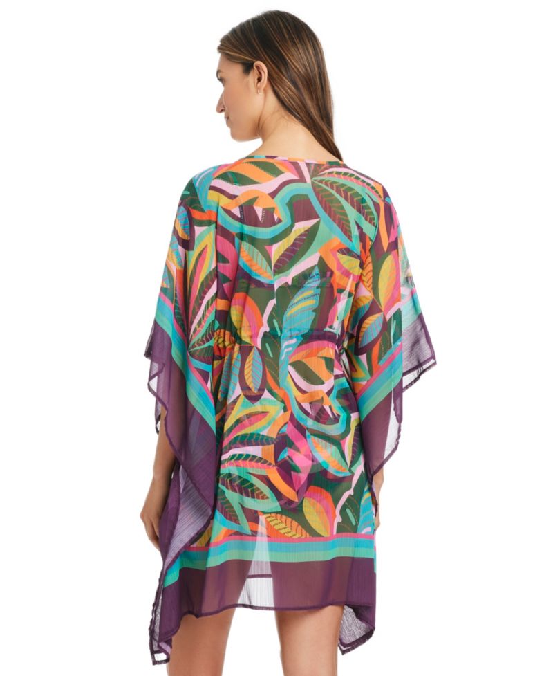 Women's Chiffon Deep V-Neck Caftan