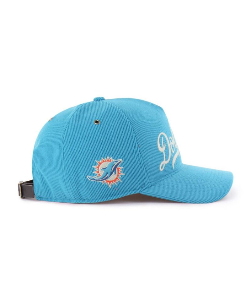 Men's Aqua Miami Dolphins Golden Age Corduroy Hitch Adjustable Hat