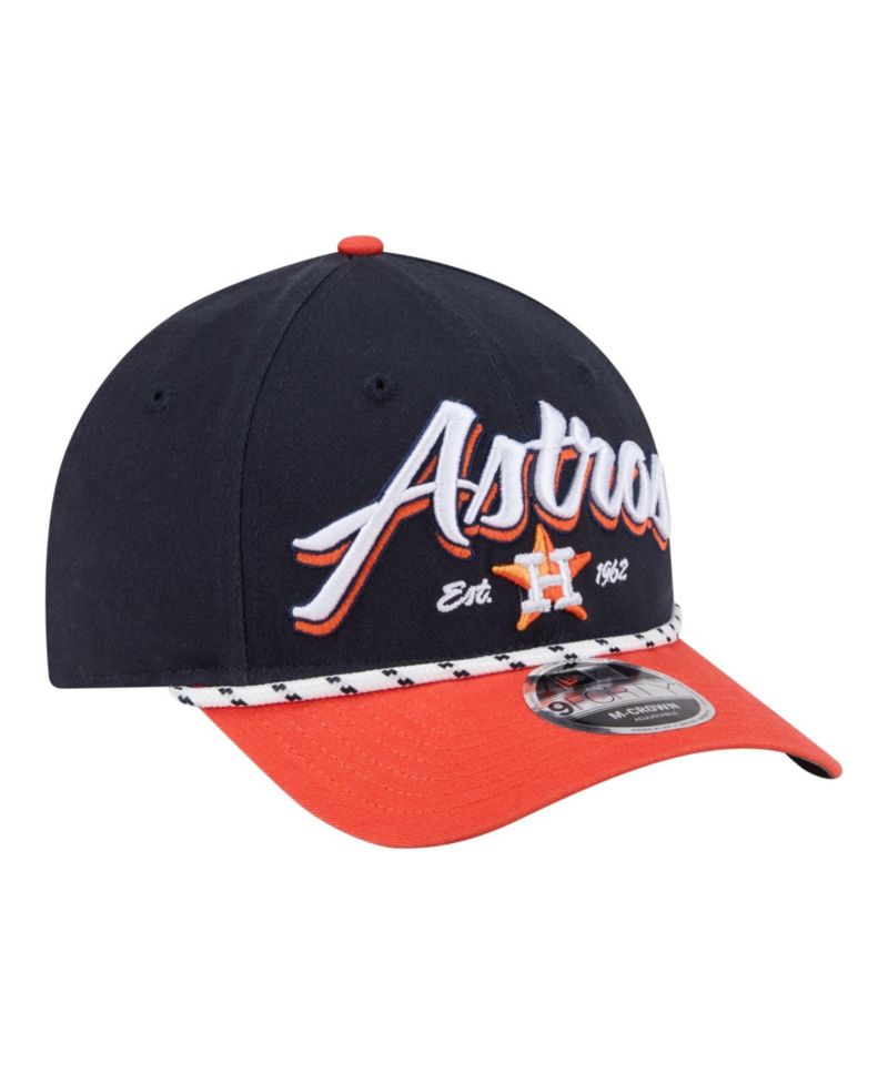 Men's Navy/Orange Houston Astros Team Loyal 9FORTY M-Crown Adjustable Hat