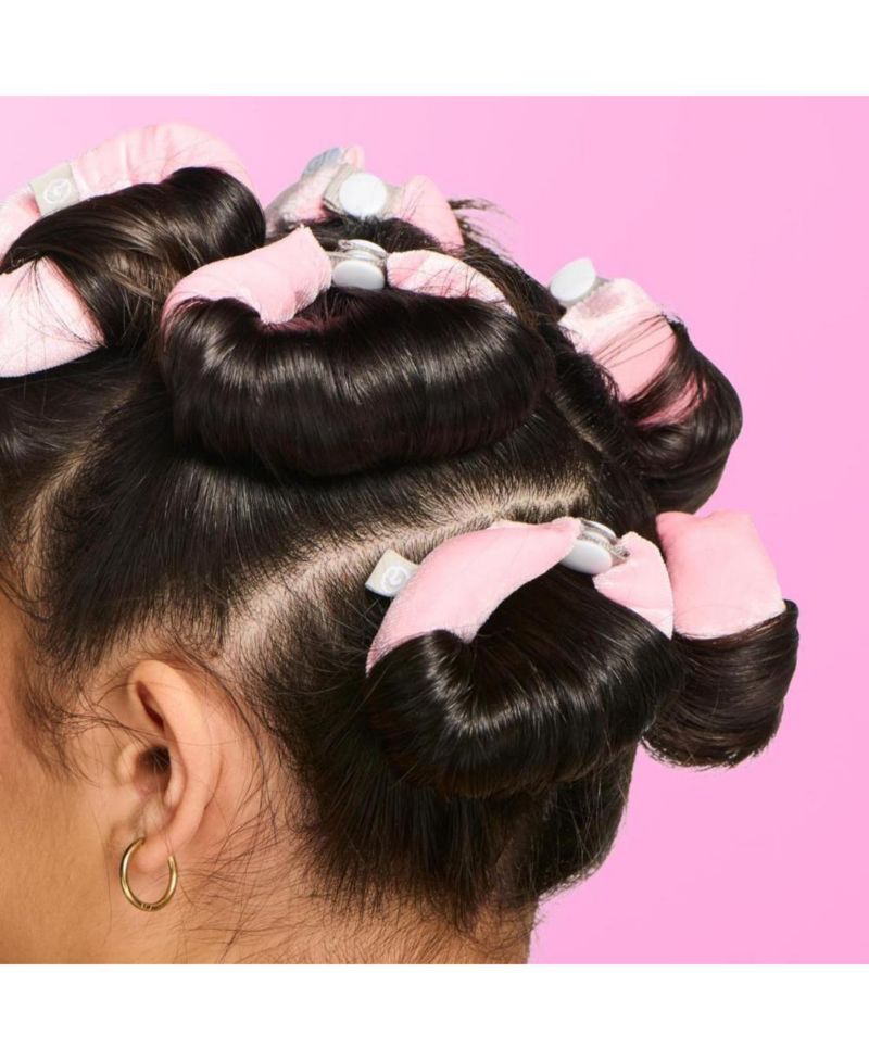 Chill Curl Heatless Flex Rods Gentle and Bendable Hair Rods for Overnight Curls Snap Closure for Secure Hold Fine Hair, 6 Count
