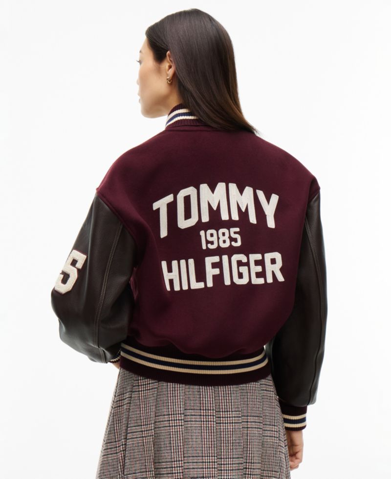 Women's Wool-Blend Varsity Jacket