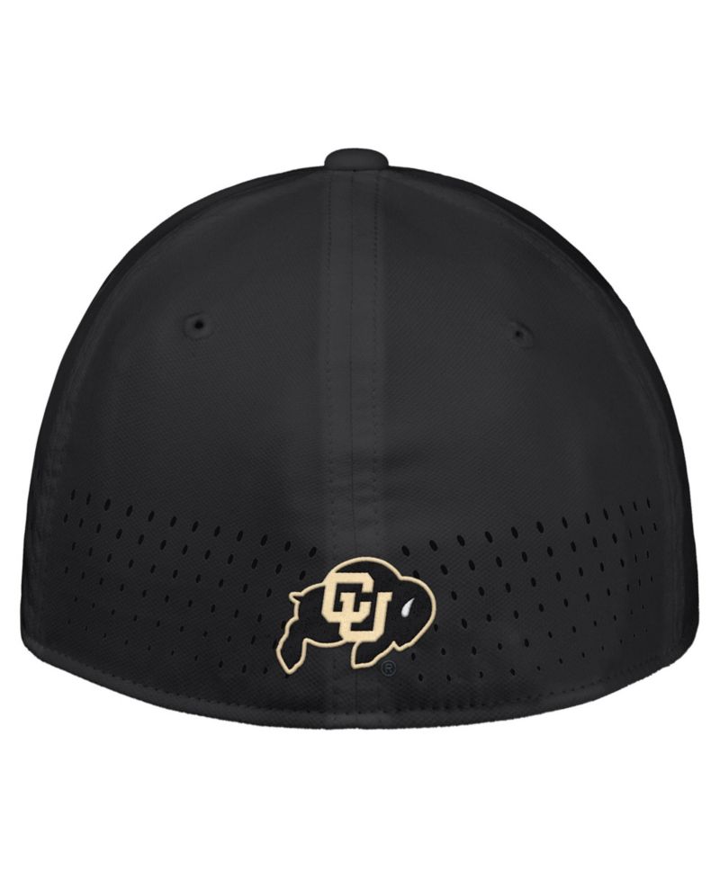 Men's Black Colorado Buffaloes 2026 On-Field AeroBill SwooshFlex Dri-FIT Hat