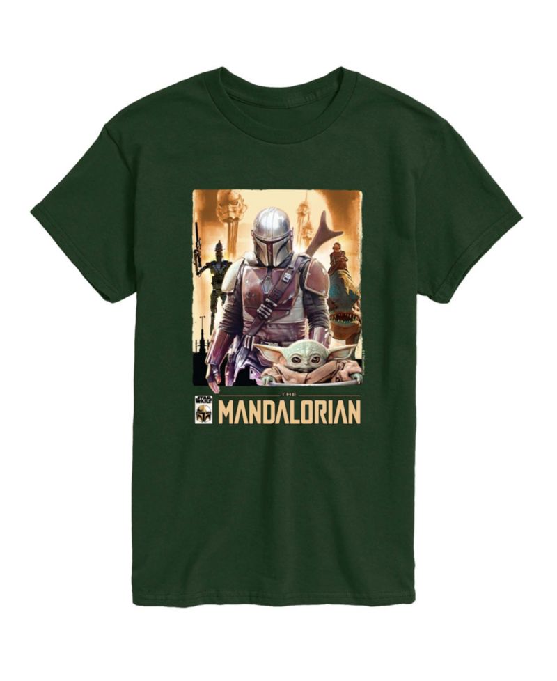 Men's The Mandalorian Collage Short-Sleeve Graphic T-Shirt