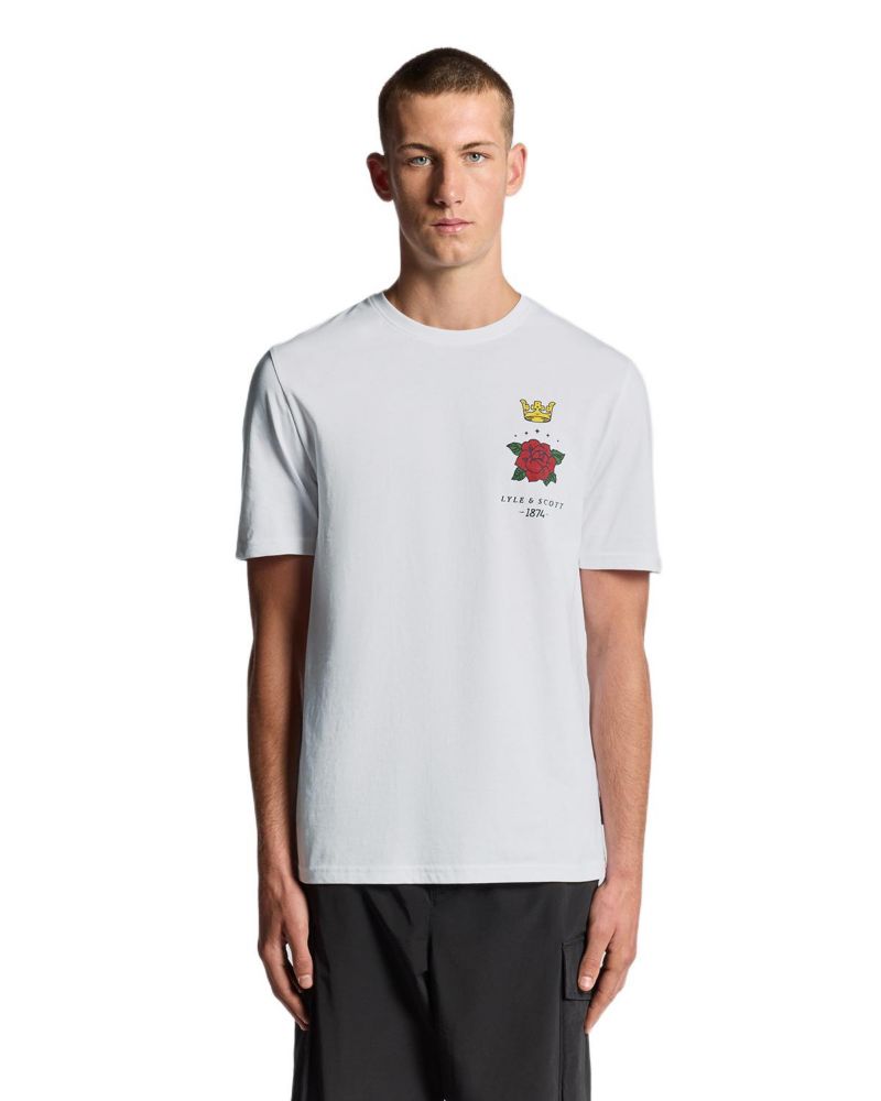 Men's Rose And Crown Graphic T-shirt