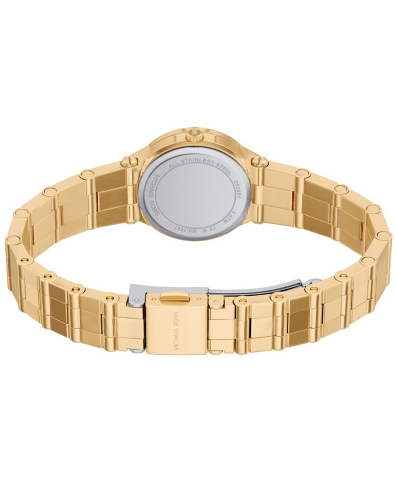 Women's Billie Three-Hand Gold-Tone Stainless Steel Watch, 26mm