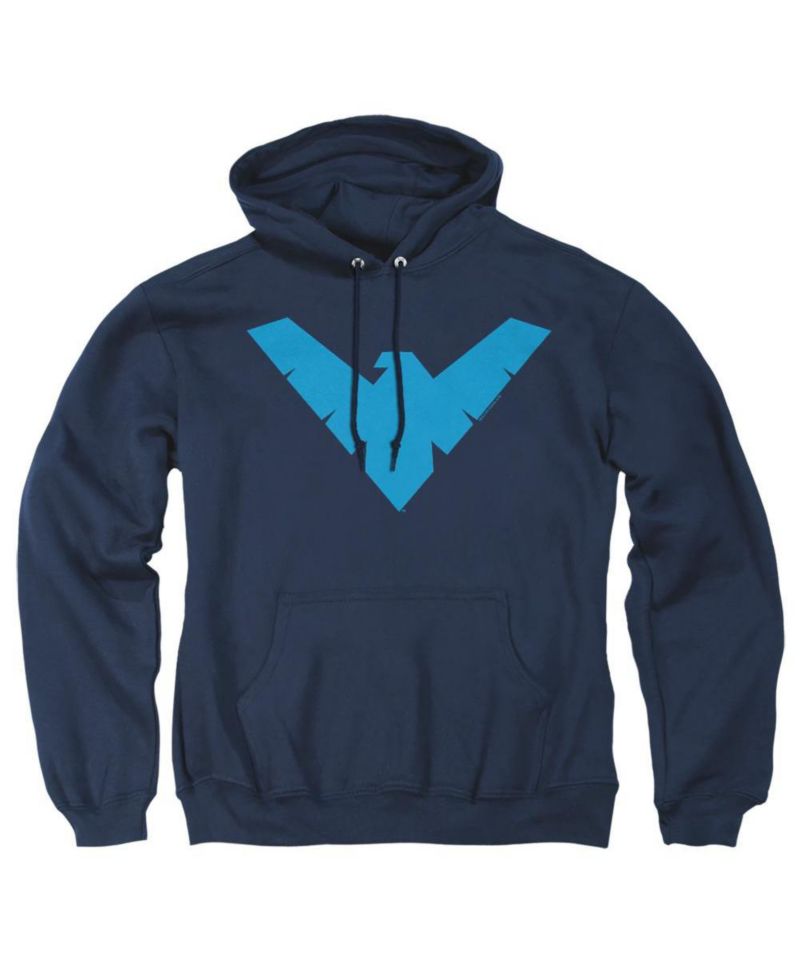 Men's Nightwing Symbol Graphic Pull-Over Hoodie