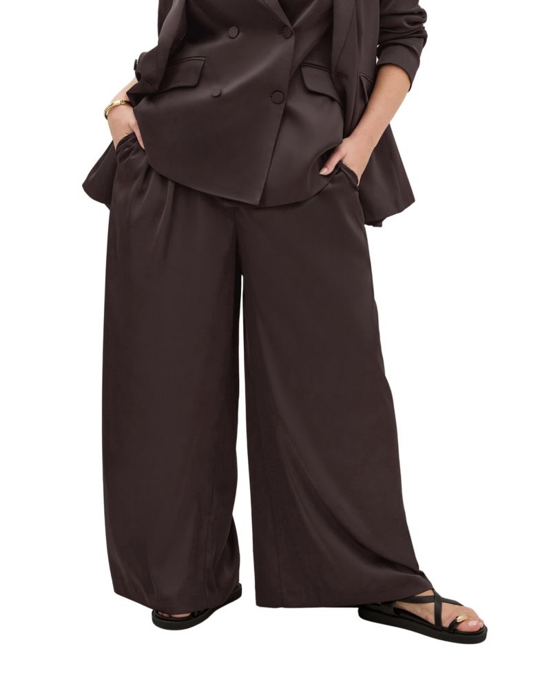 Women's Rylie Satin Palazzo Pant