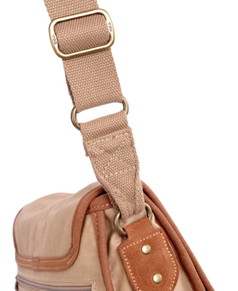 Dolphin Canvas Messenger Bag