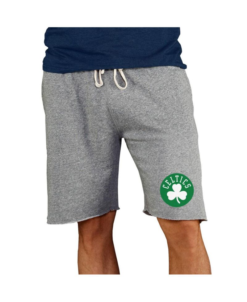 Men's Gray Boston Celtics Mainstream Terry Shorts