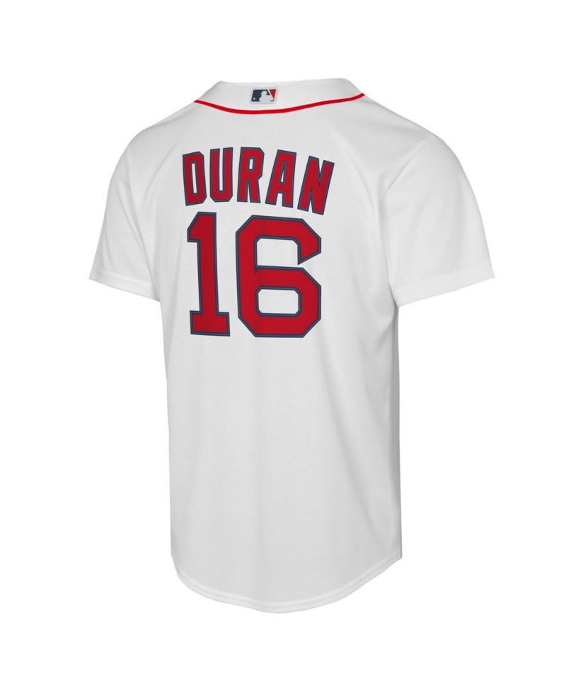 Big Boys and Girls Jarren Duran White Boston Red Sox Home Replica Player Jersey