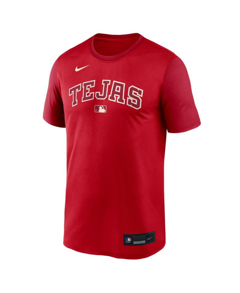 Men's Red Texas Rangers 2026 City Connect Authentic Collection Legend Dri-FIT T-Shirt