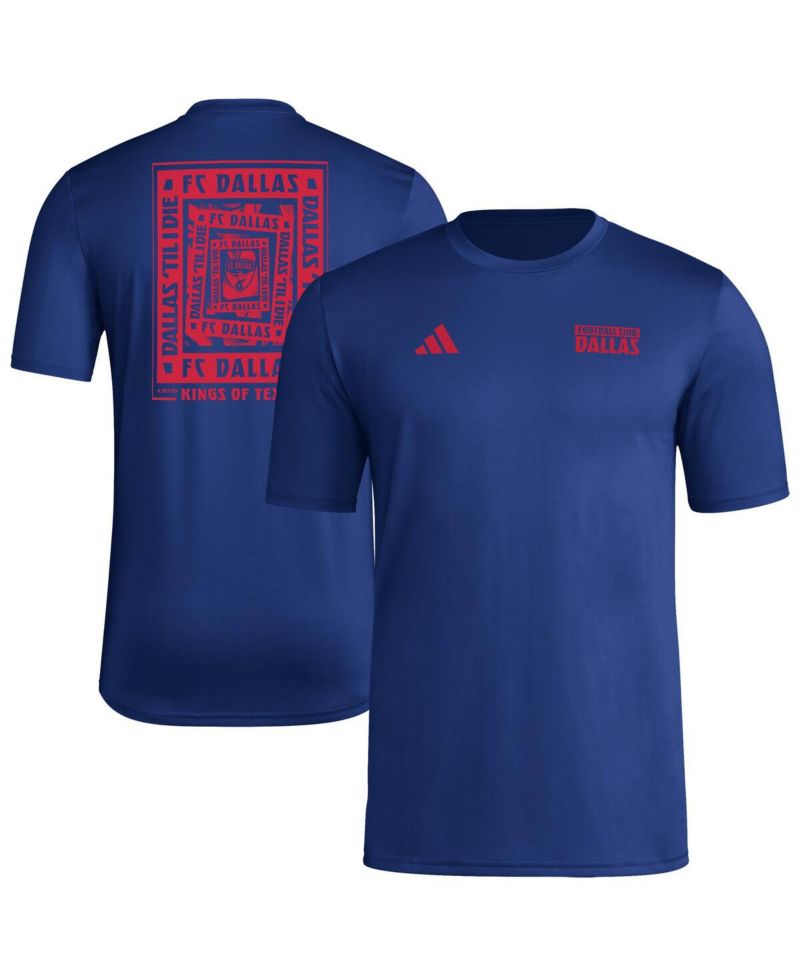Men's Blue FC Dallas Local Wrap T-Shirt