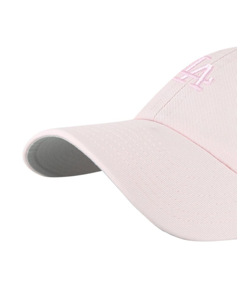 Men's and Women's Light Pink Los Angeles Dodgers Pastel Clean Up Adjustable Hat