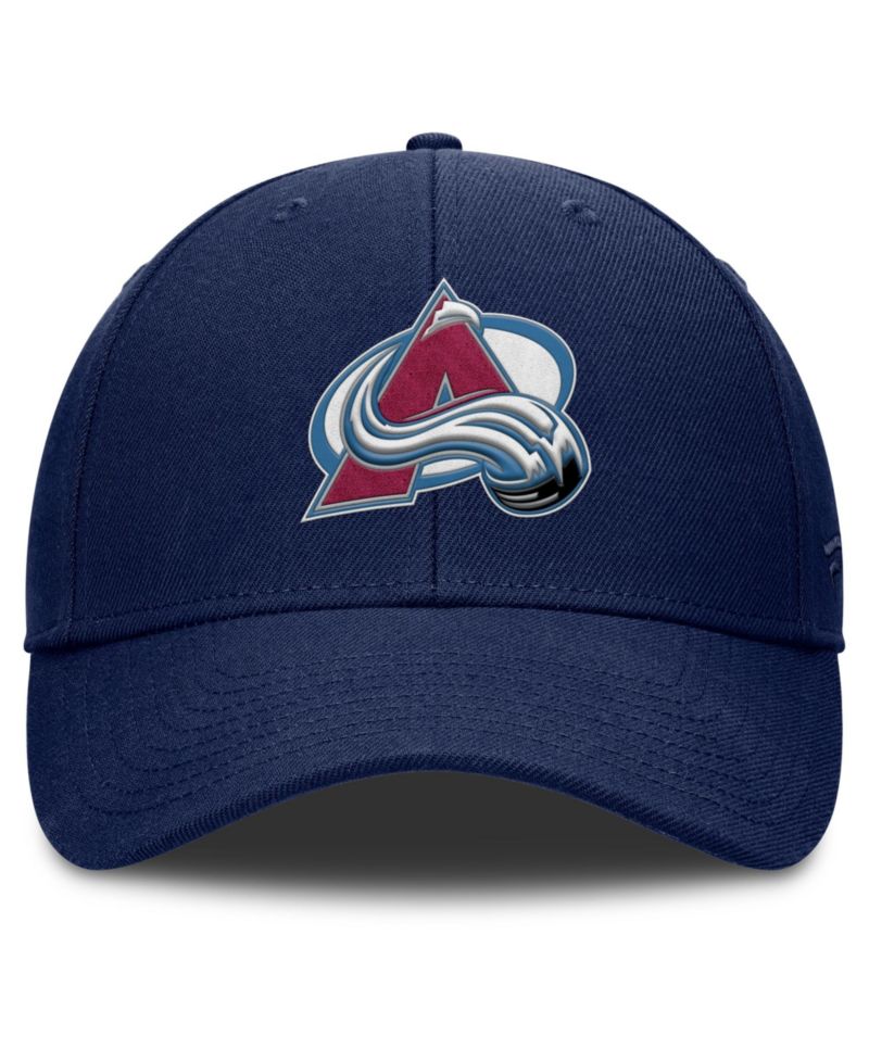 Men's Navy Colorado Avalanche Force Adjustable Hat