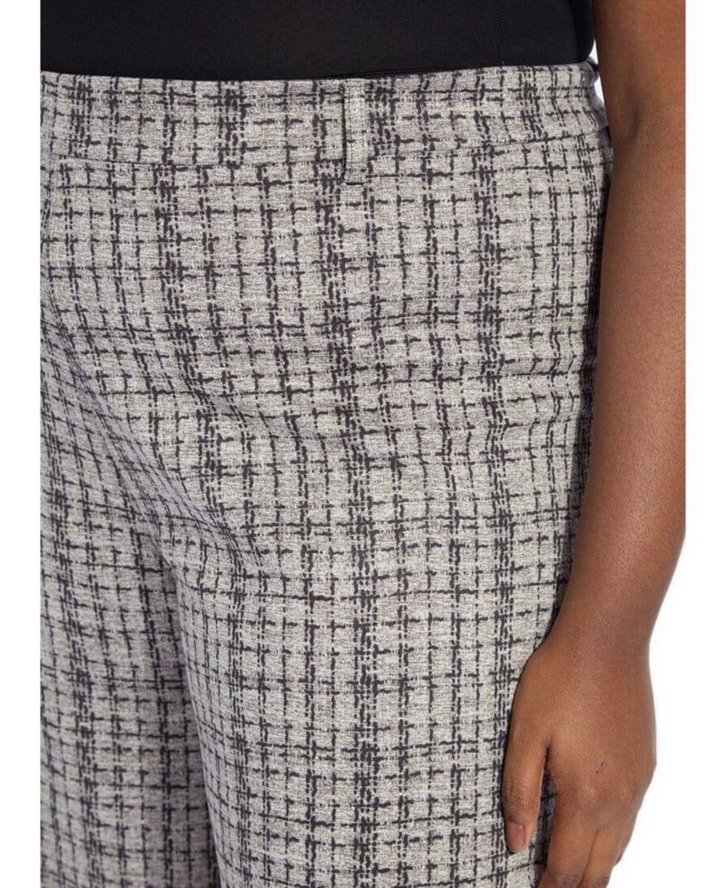 Plus Size Erin High-Waist Wide-Leg Cropped Pants