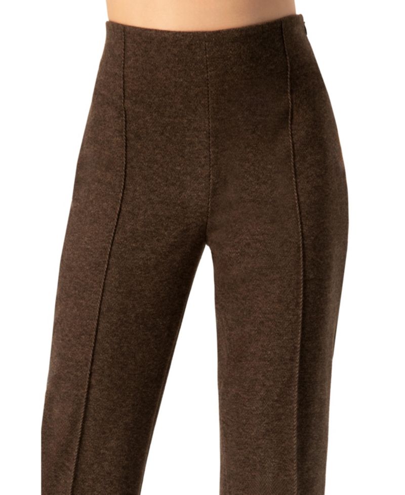 Women's Straight-Leg Trousers with Side Slits